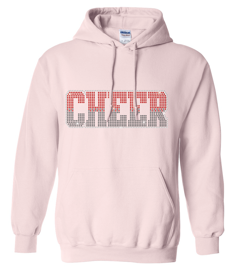 Cheer Ombre Hoodie Youth (Custom Name)