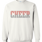 Cheer Ombre Sweatshirt Youth (Custom Name)