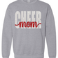 Cheer MOM With Childs Name Sweatshirt
