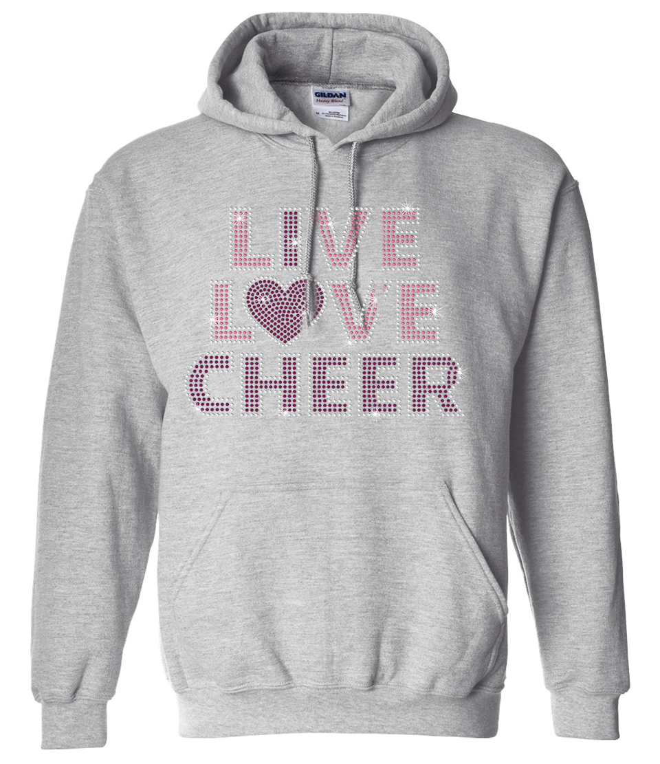 I Love Cheer Hoodie
