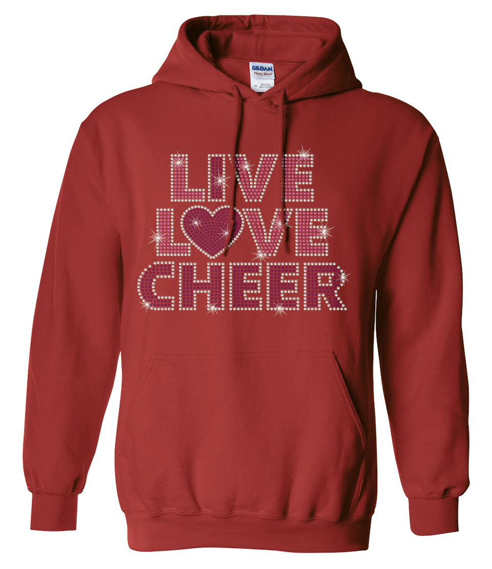 I Love Cheer Hoodie