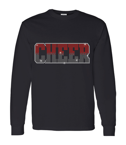 Cheer Ombre Long Sleeve Youth (Custom Name)