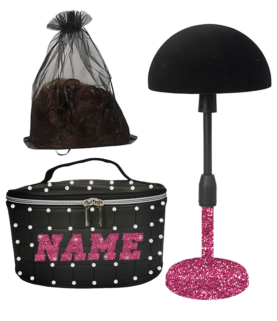 Wig Storage & Stand Set (Custom Name)
