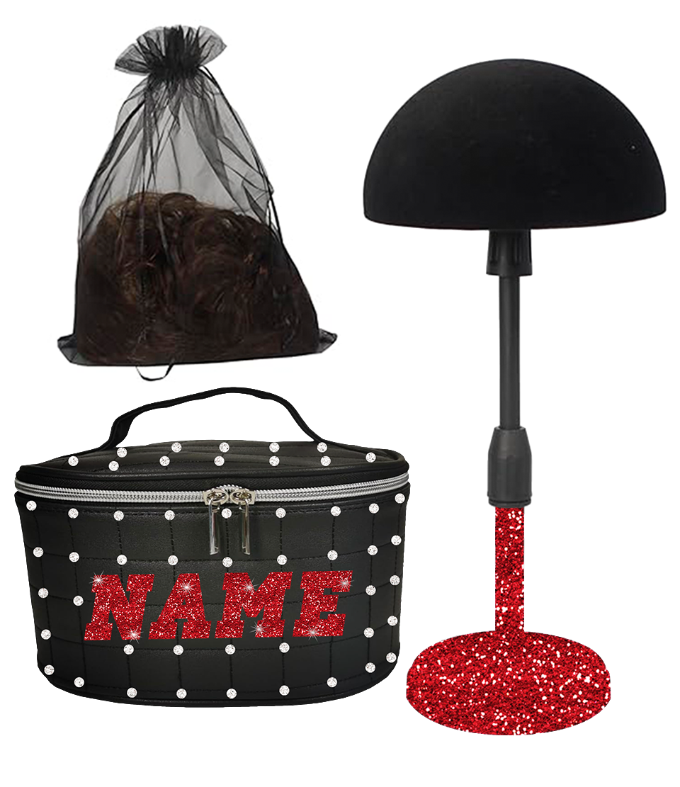 Wig Storage & Stand Set (Custom Name)