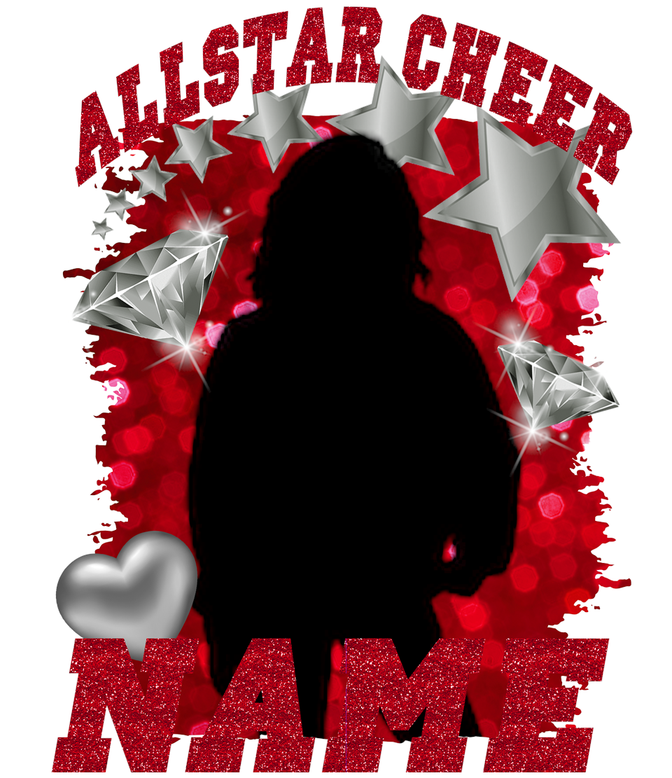 All-Star Cheer Garment Bag Set (Custom Name)