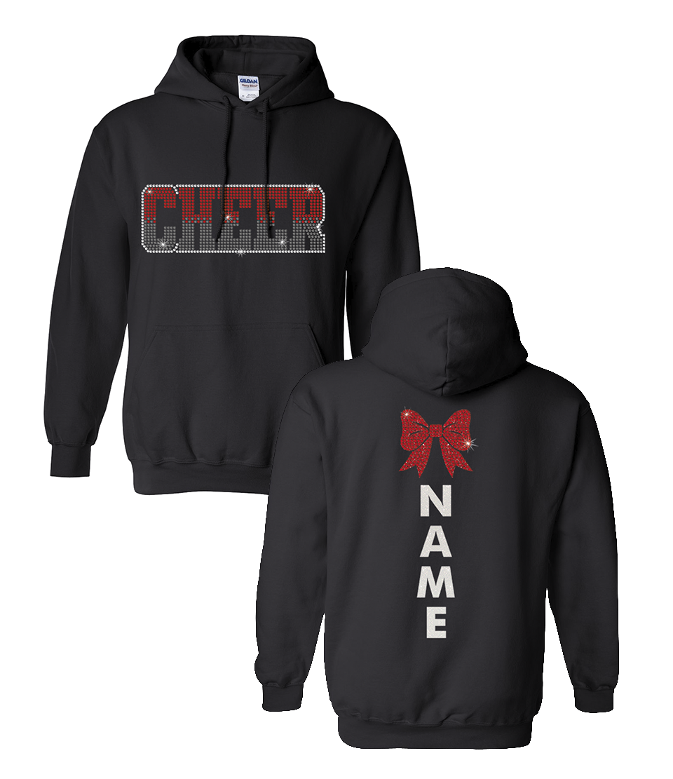 Cheer Ombre Hoodie Youth (Custom Name)